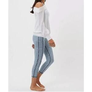 Sweat Betty Enliven Womens White One-Shoulder Sweater Size Medium